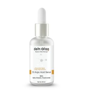 Nature Skin Recipe 2% Kojic Acid Face Serum | With Kojic Acid, Alpha Arbutin & Niacinamide | Fade Dark Spots & Pigmentation | 30 ml