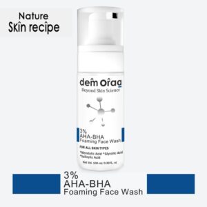Nature Skin Recipe 3% AHA-BHA Foaming Face Wash, 100 ml