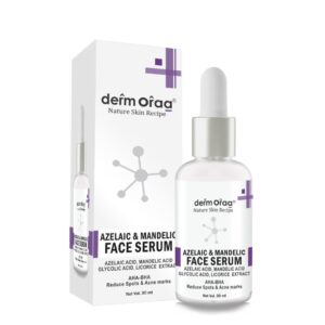 Nature Skin Recipe Azelaic & Mandelic Face Serum | With Azelaic Acid, Mandelic Acid & Glycolic Acid | Reduce Spots & Acne Marks | 30 ml
