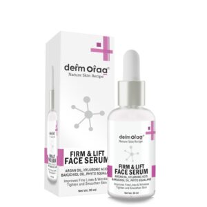 Nature Skin Recipe Firm & Lift Face Serum | With Hyaluronic Acid, Argan Oil & Bakuchiol | Improve Fine Lines & Wrinkles & Tighten & Smoothen Skin | 30 ml