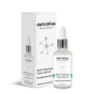 Nature Skin Recipe Multi Peptide Face Serum | With Multi Peptide, Aquaxyl & Papaya Extract | Give Anti Aging Effect, Enhances Firmness & Elasticity | 30 ml