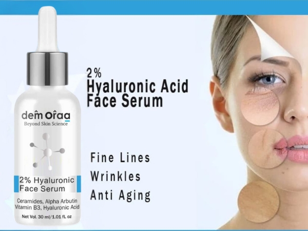 Nature Skin Recipe 2% Hyaluronic Acid Face Serum – Plump, Hydrate & Brighten Skin Naturally