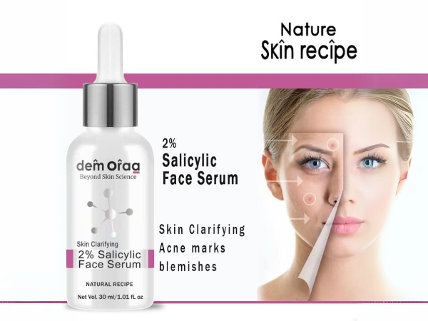 Nature Skin Recipe 2% Salicylic Acid Face Serum – Clear Clogged Pores & Control Oily Skin Naturally