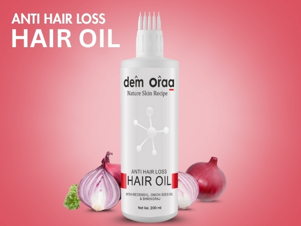 Nature Skin Recipe Anti Hair Loss Hair Oil – With Redensyl & Onion Seed Oil for Stronger, Fuller Hair