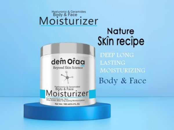 Nature Skin Recipe Face & Body Moisturizer – With Hyaluronic Acid, Ceramides & Shea Butter for Intense Hydration
