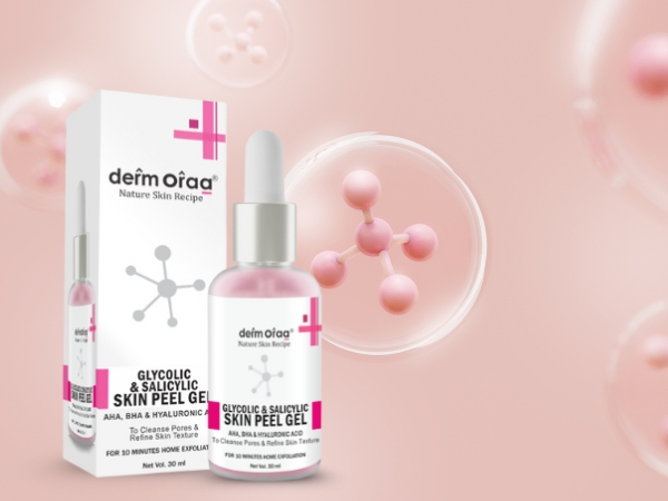 Nature Skin Recipe Glycolic & Salicylic Skin Peel Gel – Deep Exfoliation with AHA, BHA & Hyaluronic Acid for Smooth, Radiant Skin