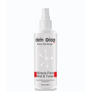Nature Skin Recipe Miracle Face Mist & Toner | With Glycolic Acid, Salicylic Acid & Aloevera | For Bright & Glowing Skin | 200 ml