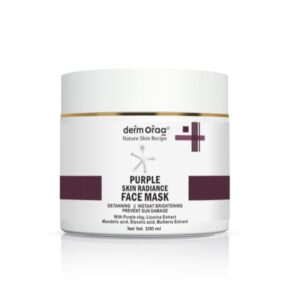 Nature Skin Recipe Purple Skin Radiance Face Mask | With Purple Caly, Mandelic Acid & Glycolic Acid | Remove Tan, Give Instant Brightening & Prevent Sun Damage | 100 ml