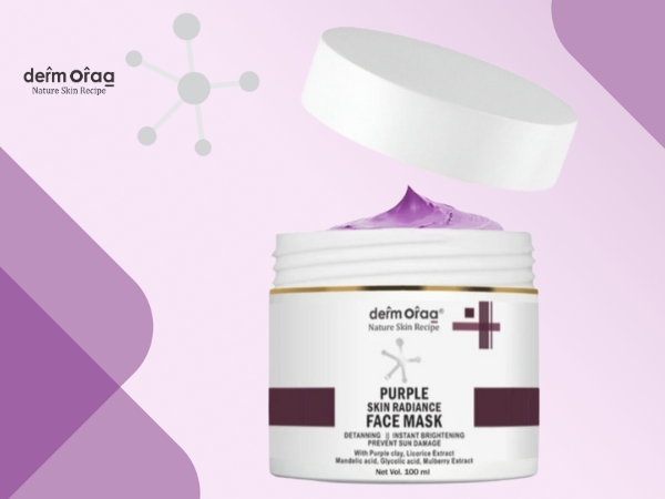 Nature Skin Recipe Purple Skin Radiance Face Mask – Tan Removal & Glow Boost