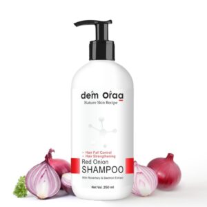 Nature Skin Recipe Red Onion Shampoo | With Red Onion, Rosemary & Beetroot Extract | Hair Fall Control & Hair Strengthening | 250 ml
