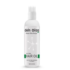Nature Skin Recipe Tea Tree Hair Oil | With Tea Tree, Bhringraj & Vitamin-E | Reduce Dandruff & Itchy Scalp | 100 ml
