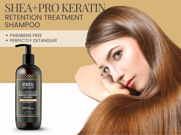 Repair and Restore with Nature Skin Recipe Shea + Pro Keratin Retention Treatment Shampoo
